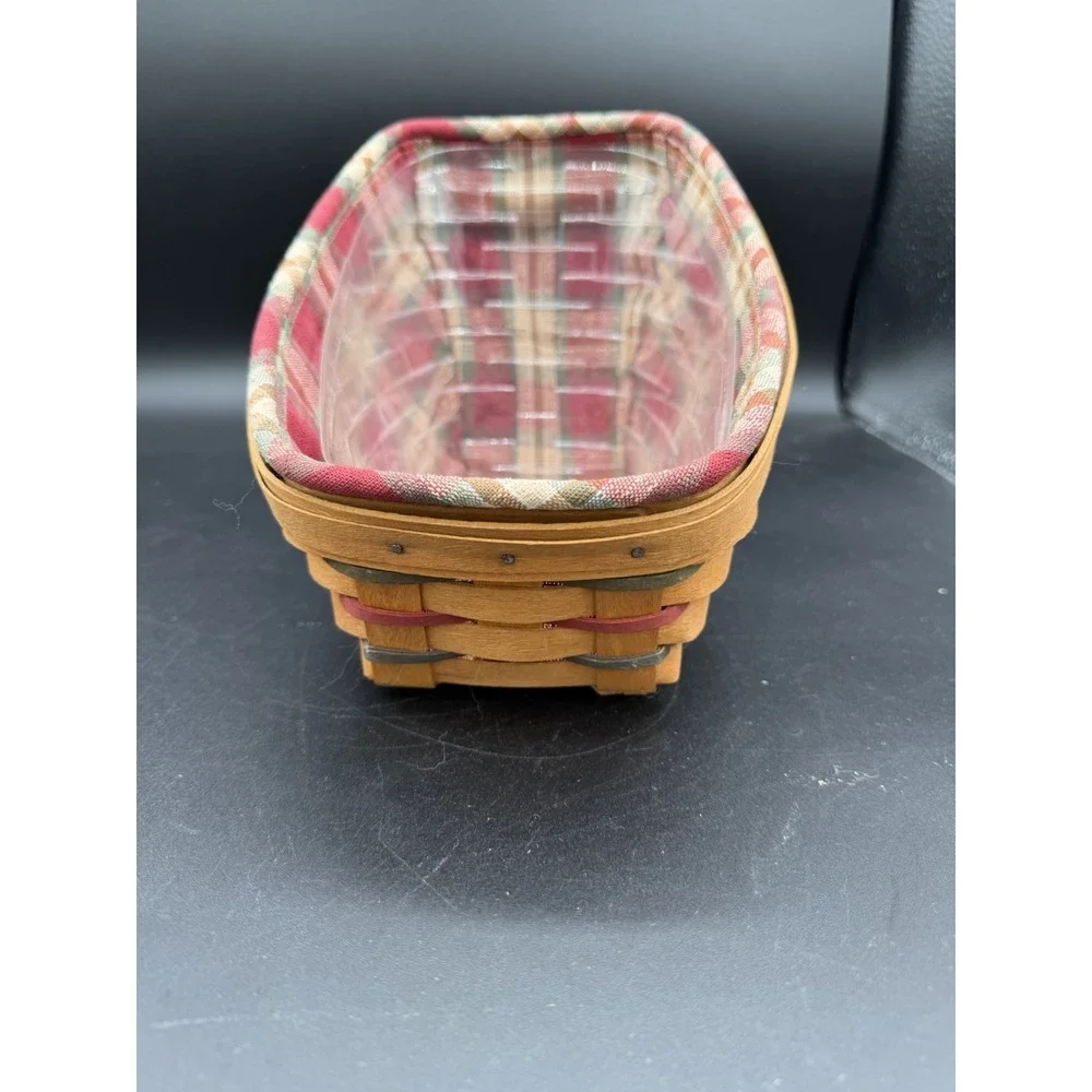 Longaberger 1998 Woven Traditions Sm Vegetable Basket Combo 🥕 Liner & Protector